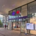Hayes & Harlington station entrance in west London