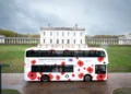 Poppy-covered London buses and trains mark 20 years of London Poppy Day